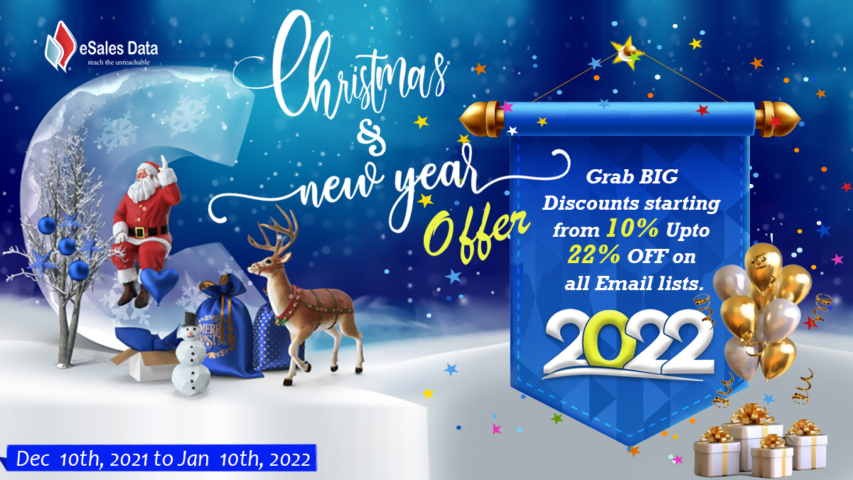 eSalesData Offers Attractive Christmas And New Year Discounts
